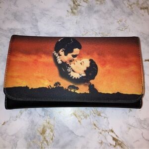 RARE Gone With The Wind Vintage Y2K Retro Clutch Wallet Special Limited Edition